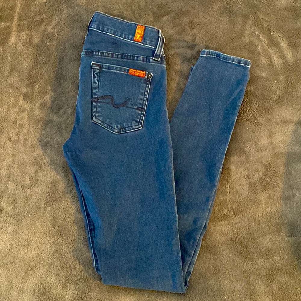 👖7 for All Mankind👖The Skinny Blue Jean size 25